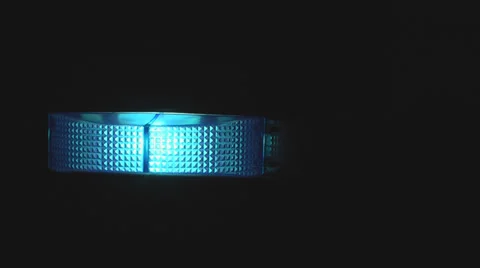 Police emergency light flasher Stock Footage 39907911