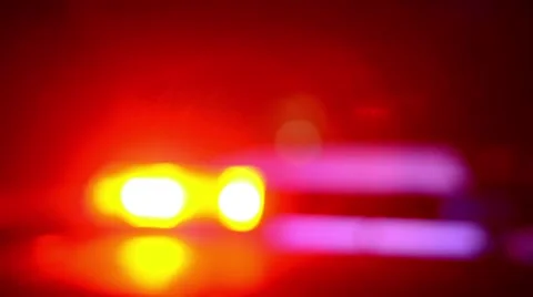Police emergency lights Stock Footage 67257278