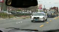Police Escort For Parade Float HD Footage