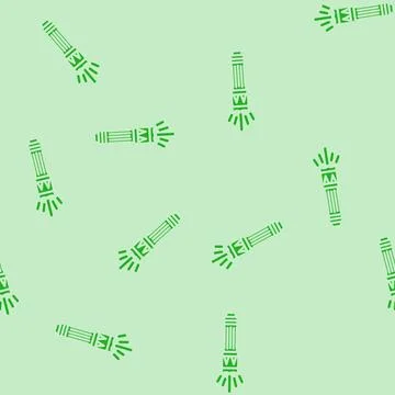 Police flashlight crime glyph vector seamless pattern イラスト素材