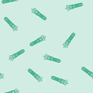 Police flashlight crime line vector seamless pattern Stockillustratie