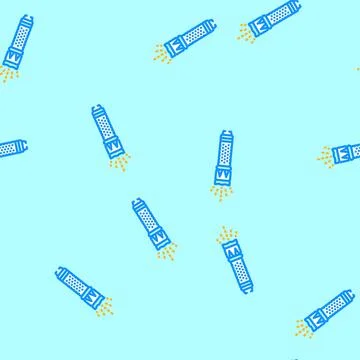 Police flashlight crime vector seamless pattern イラスト素材