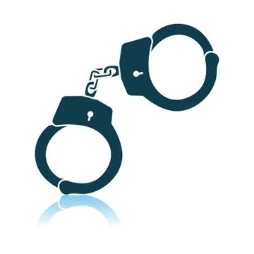 Police Handcuff Icon Stock Illustration