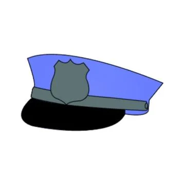 Police hat Stock Illustration