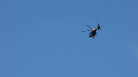 Police helicopter Video stock 89619316