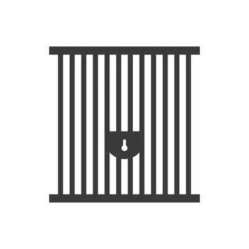 Police icon flat design Stockillustratie