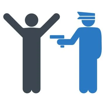 Police icon Stock Illustration