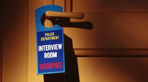 Police, Interview room 動画素材 11963856