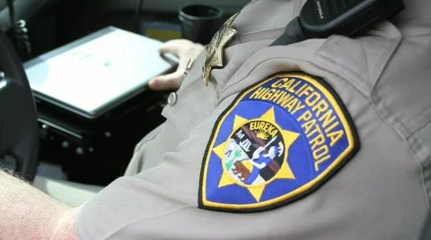 Police On Laptop Stock Footage 646653