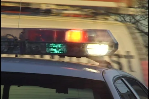 Police Lights 2 Stock Footage 298186