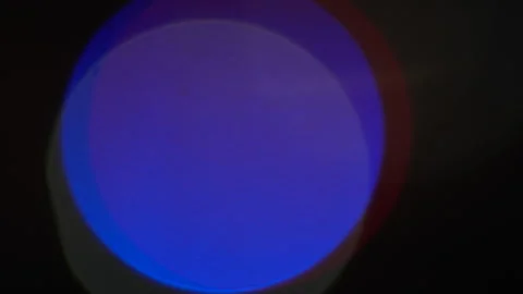 Police lights in blur shaking camera effect from fear, accident with police, Stock Footage 329573335