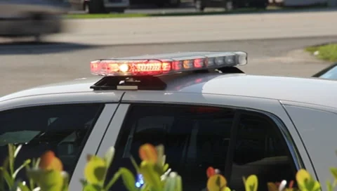 Police Lights Stock Footage 7909800