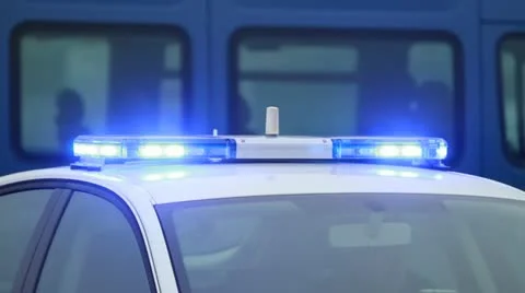 Police Lights Stock Footage 12590320