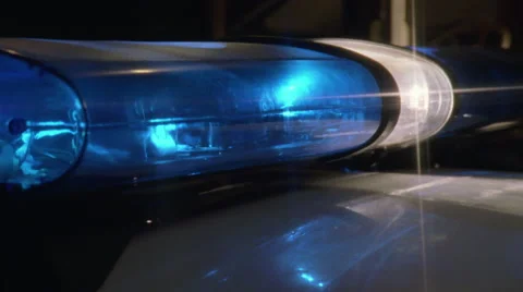Police Lights Stock Footage 45886810