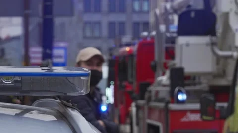 Police lights Stock Footage 151926610