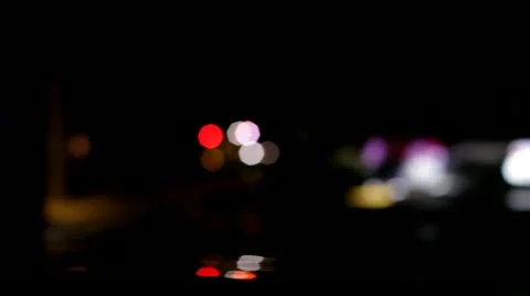 Police Lights Night 4 Stock Footage 20543740