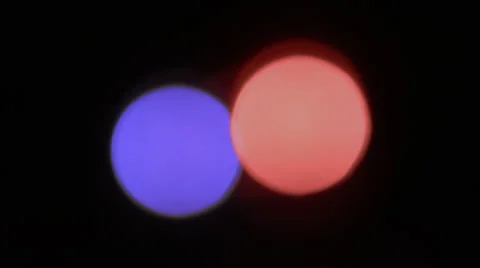 Police Lights Out of Focus Stock Footage 39374930