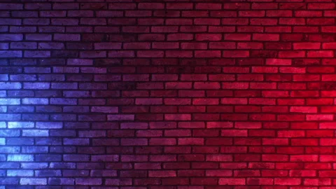 Police Lights reflecting on Wall Background Stock Footage 137227579