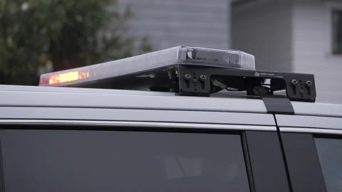 Police Lights In Slow Motion 스톡 동영상 133306341