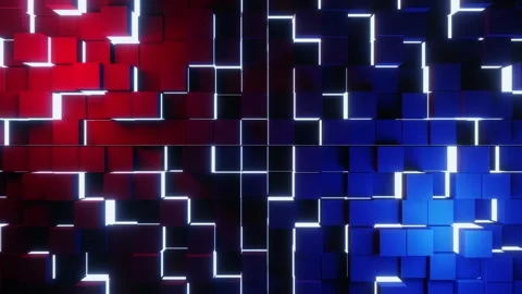 Police lights wall bricks endless VK loop background Stock Footage 293137079
