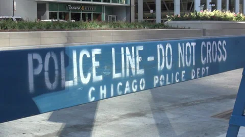 Police Line  do not cross Vídeo Stock 34542244