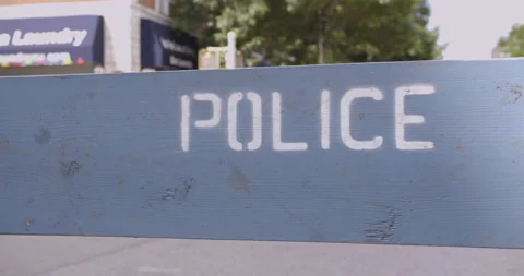 Police Line Do Not Cross NYPD Stock Footage 131115946