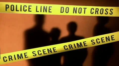 Police line 動画素材 15115034