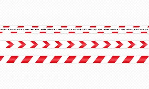 Police line icon. Do not cross. Warning. Vector on isolated white background Stock Illustration