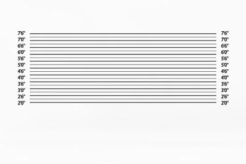 Police Lineup Background. 3d Rendering Illustration