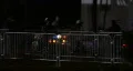 Police Motorcycle At Night HD Footage
