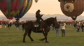 Police Officer On Horseback HD Footage