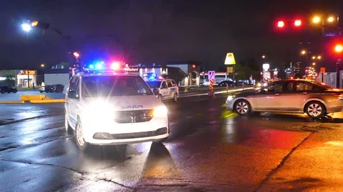 Police officer making thumbs up Stock Footage 116025006