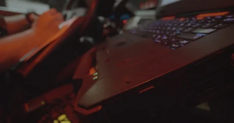 Police officer working on notes next to computer Stock Footage 94842249
