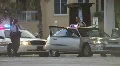 Police Officers Search A Vehicle HD Footage