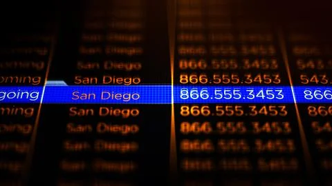 Police Phone Location Trace Software - San Diego Version0 Stock Illustration