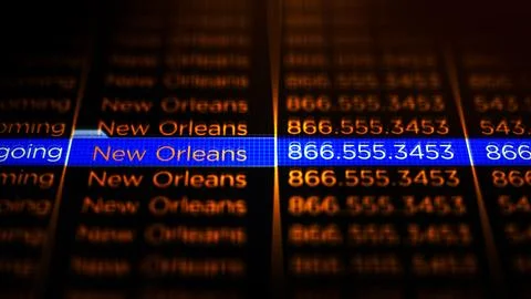 Police Phone Location Trace Software - New Orleans Version0 Illustrazione stock