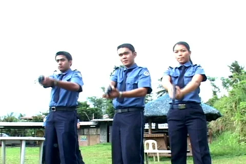 Police Ready to fire Stock Footage 146800