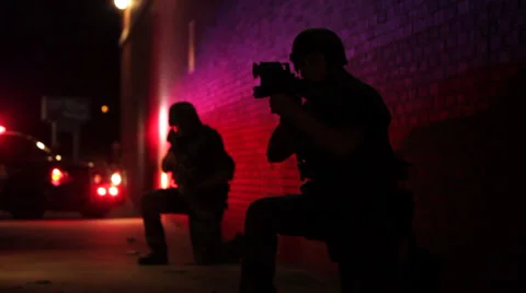 Police Reconnaissance Stock Footage 29759769