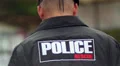 Police rescue officer on duty, serving protecting people event HD Footage