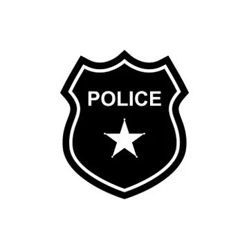 Police rosette Vector Illustration イラスト素材