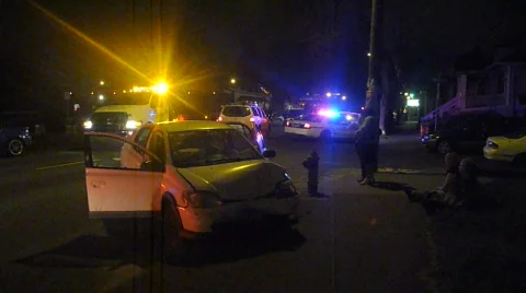 Police On The Scene 2 Stock-Footage 662035