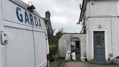 Police search Drogheda property in missing Kyran Durnin investigation Stock Footage 302985230