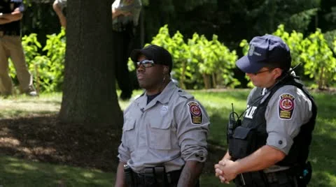 Police Security 2 Stock Footage 20543788