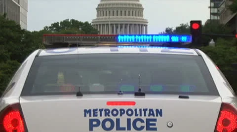 Police Security  Stock Footage 23443570