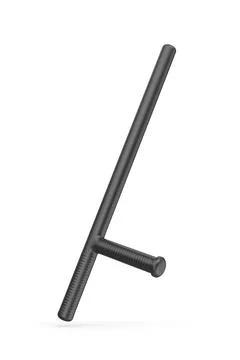 Police side-handle baton Stock Illustration