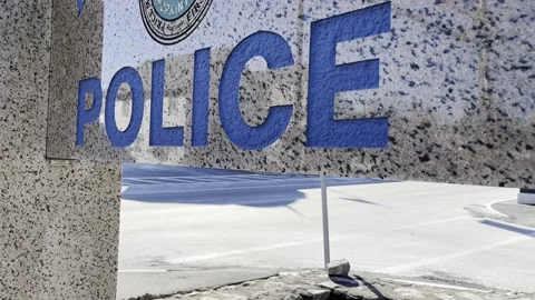 Police Sign Stock Footage 228872525