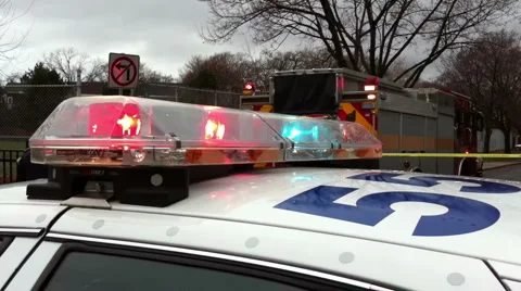 Police Sirens Stock Footage 955382