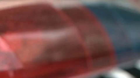 Police special lights close-up Stock-Footage 79435210