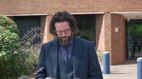 Police statement as father suspected of murdering wife and two daughters Video stock 339009146
