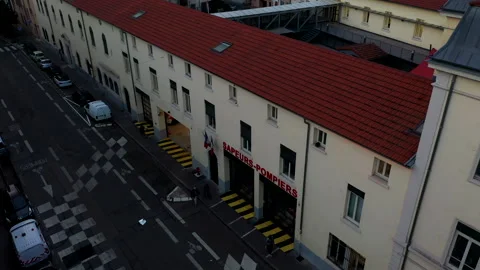 Police station of Lyon Stock Footage 342125192